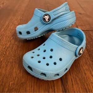 Crocs Classic Clogs Children’s Child Toddler 5 Blue Slingback Water Beach Sandal